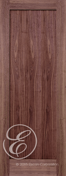 Wallnut Single Interior Door WV6001P
