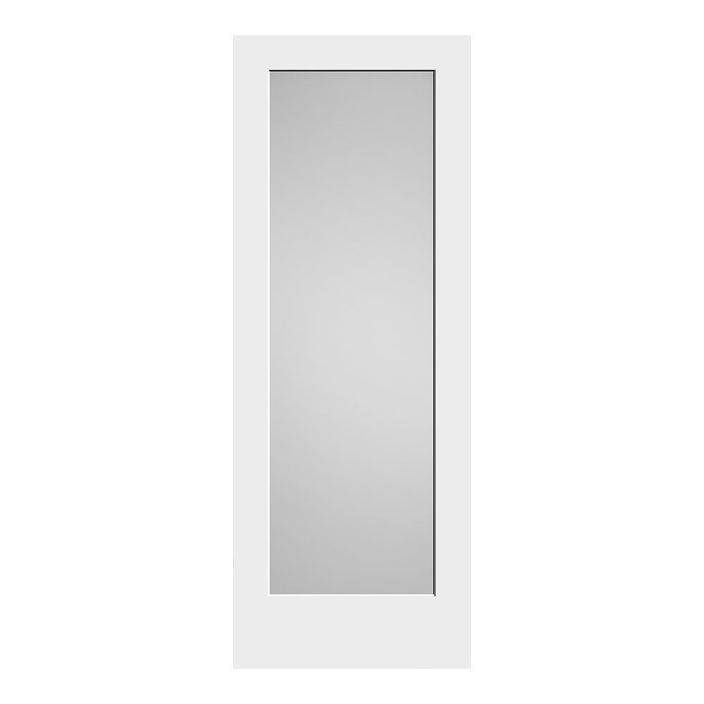 White Laminated Primed Single Interior Door WLD1