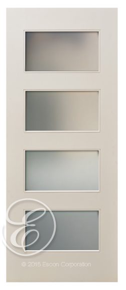 White Primed Single Interior Door MVS6004AE