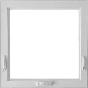 White Vista Awning Block Frame Vinyl Window - Jeunesse Wood Door Inc ...