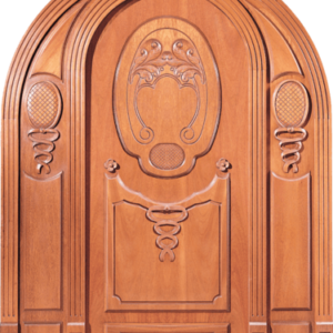 Mahogany Craftsman Double Wood Exterior Door 18-Malta