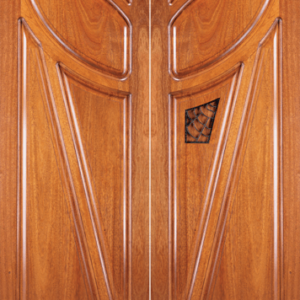 Mahogany European Double Wood Exterior Door 152 Capri