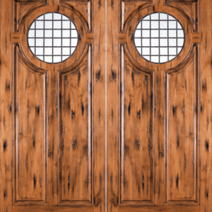 Mahogany European Double Wood Exterior Door 154 Salta