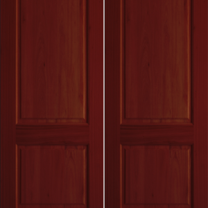 Mahogany Premier Double Wood Exterior Door CLM20