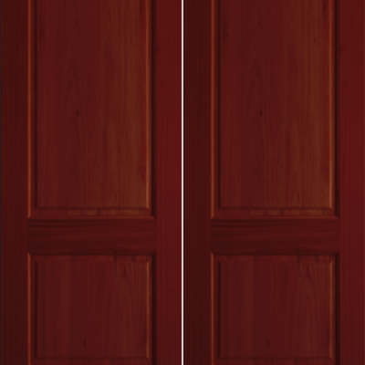 Mahogany Premier Double Wood Exterior Door CLM20
