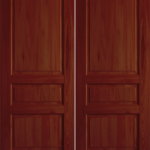 Mahogany Premier Double Wood Exterior Door CLM30