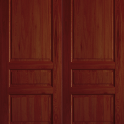 Mahogany Premier Double Wood Exterior Door CLM30