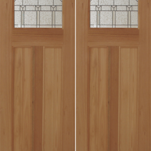 Mahogany Premier Double Wood Exterior Door CRM10A