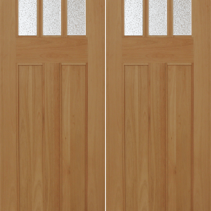 Mahogany Premier Double Wood Exterior Door CRM55