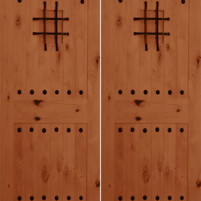 Mahogany Premier Double Wood Exterior Door SWA20SPC