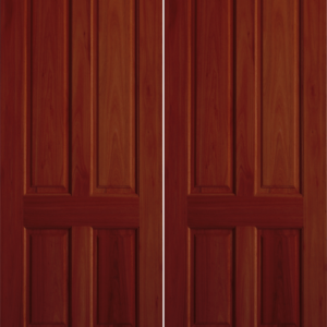 Mahogany Premier Double Wood Exterior Door SWA40