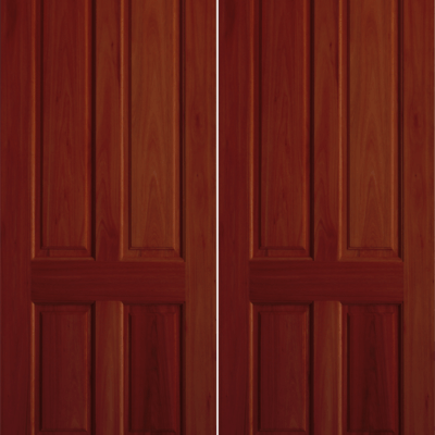 Mahogany Premier Double Wood Exterior Door SWA40