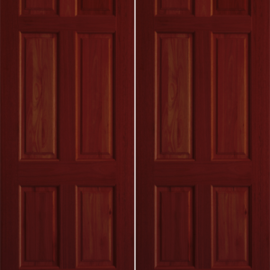 Mahogany Premier Double Wood Exterior Door SWA60