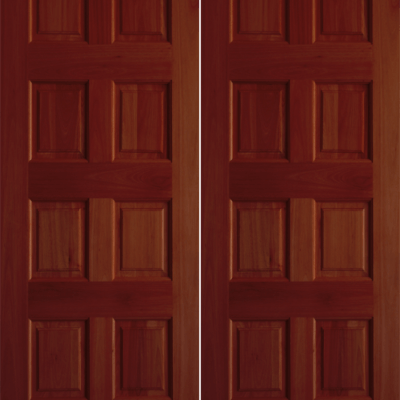 Mahogany Premier Double Wood Exterior Door SWA80