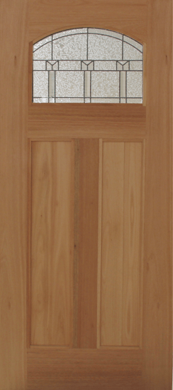 Mahogany Premier Single Wood Exterior Door CRM10A