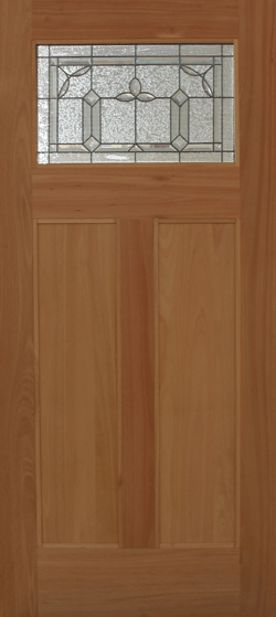 Mahogany Premier Single Wood Exterior Door CRM15A