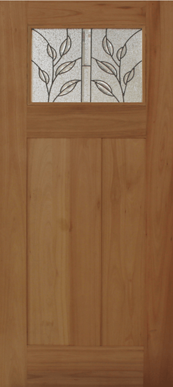 Mahogany Premier Single Wood Exterior Door CRM15B