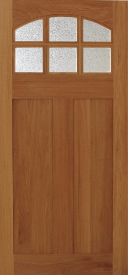 Mahogany Premier Single Wood Exterior Door CRM50