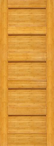Bamboo Single Interior Door BM-10 Wood Panel