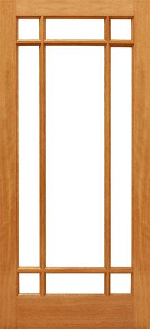 Mahogany French Single Interior Door Model 9-Marginal