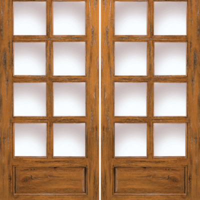Mahogany Double Exterior Wood Door SW-68