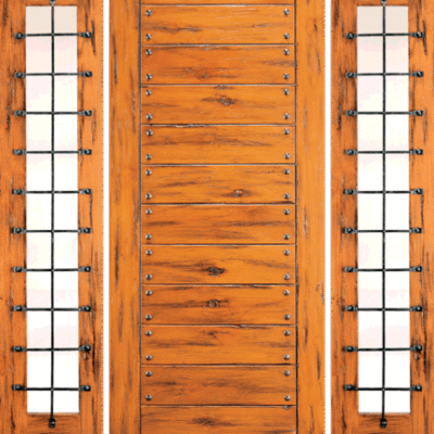 Mahogany Single Exterior Wood Door SW-88